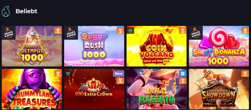 Beliebt slots